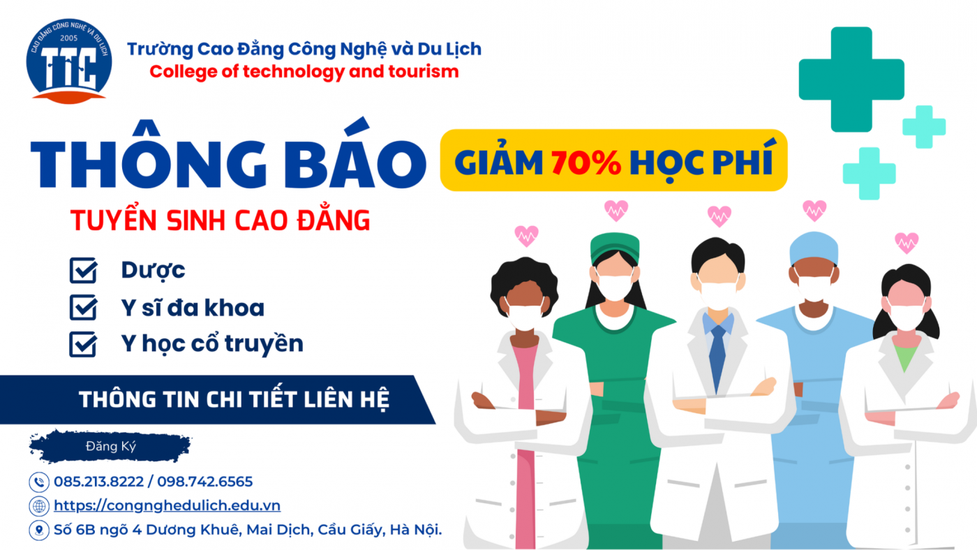 TRƯỜNG CAO ĐẲNG CÔNG NGHỆ VÀ DU LỊCH